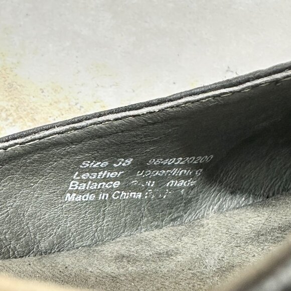 Dansko Shoes Womens Size 38 US 7.5- 8 Black Leather Sam Mary Jane Buckle - Picture 9 of 10